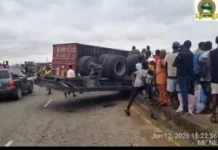 LASTMA rescues motor boy as truck driver dies in Lagos crash