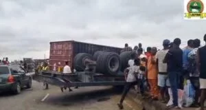 LASTMA rescues motor boy as truck driver dies in Lagos crash