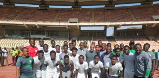 Chelle urges Flying Eagles to stay focused ahead of WAFU U20 tournament