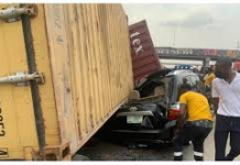 Commercial driver dies in vehicle collision at Cele axis, Lagos
