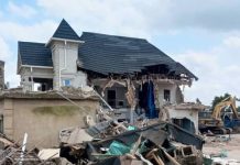 Oyo Govt. demonishes 3 buildings linked to criminal activity, arms cache