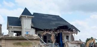 Oyo Govt. demonishes 3 buildings linked to criminal activity, arms cache