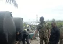 Navy disrNavy recovers 13,000ltrs of AGO in Rivers