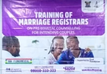 Lagos trains marriage registrars to curb domestic violence