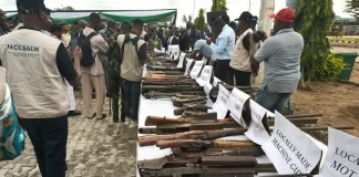 FG destroys 2,809 illicit arms, vows tougher action against traffickers