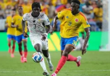 2026 World cup: Colombia secure narrow 1-0 win over Ghana to reach World Cup Round of 16