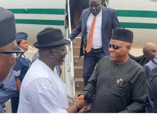 VP Shettima arrives Asaba for Delta economic, investment summit