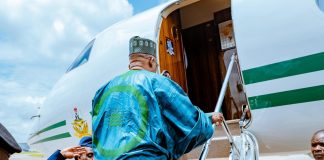 Shettima departs Abuja for AU summit in Angola