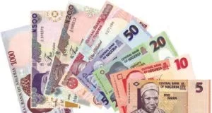 Naira gains N5.54 at official market