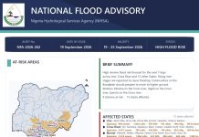 NiHSA alerts 15 states to high flood risk