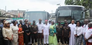 Group donates luxury buses to Custodial Centre