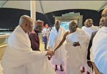 Tinubu arrives in Saudi Arabia for Umrah