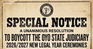 NBA Ibadan to boycott Oyo judiciary’s New Legal Year ceremony