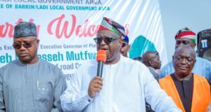 Mutfwang launches construction of 41km Bisichi-Mangu Halle road
