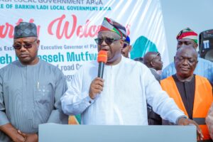 Mutfwang launches construction of 41km Bisichi-Mangu Halle road